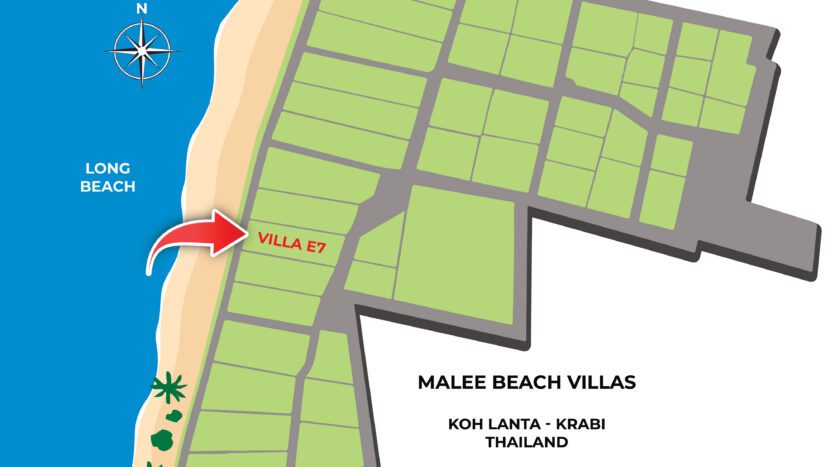 Beachfront Pool Villa 3BR – Malee Beach Villas E7