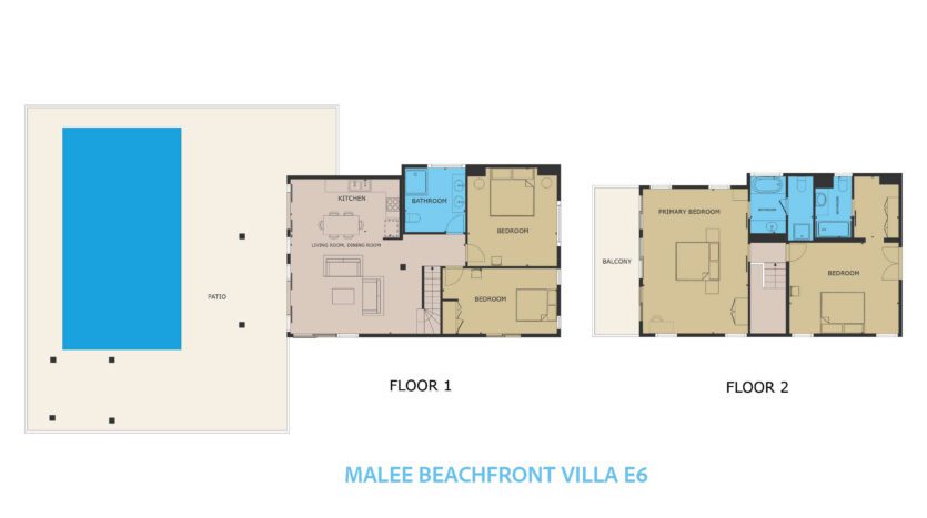 Beachfront Pool Villa 4BR – Malee Beach Villas E6